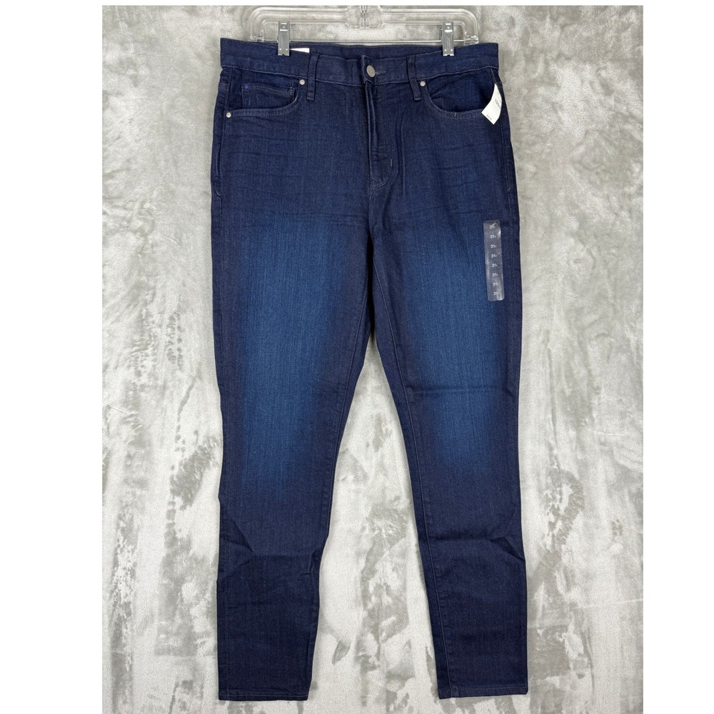 NWT GAP 1969 High Rise Skinny Jeans Dark Wash Stretch Women's Size 31 Regular